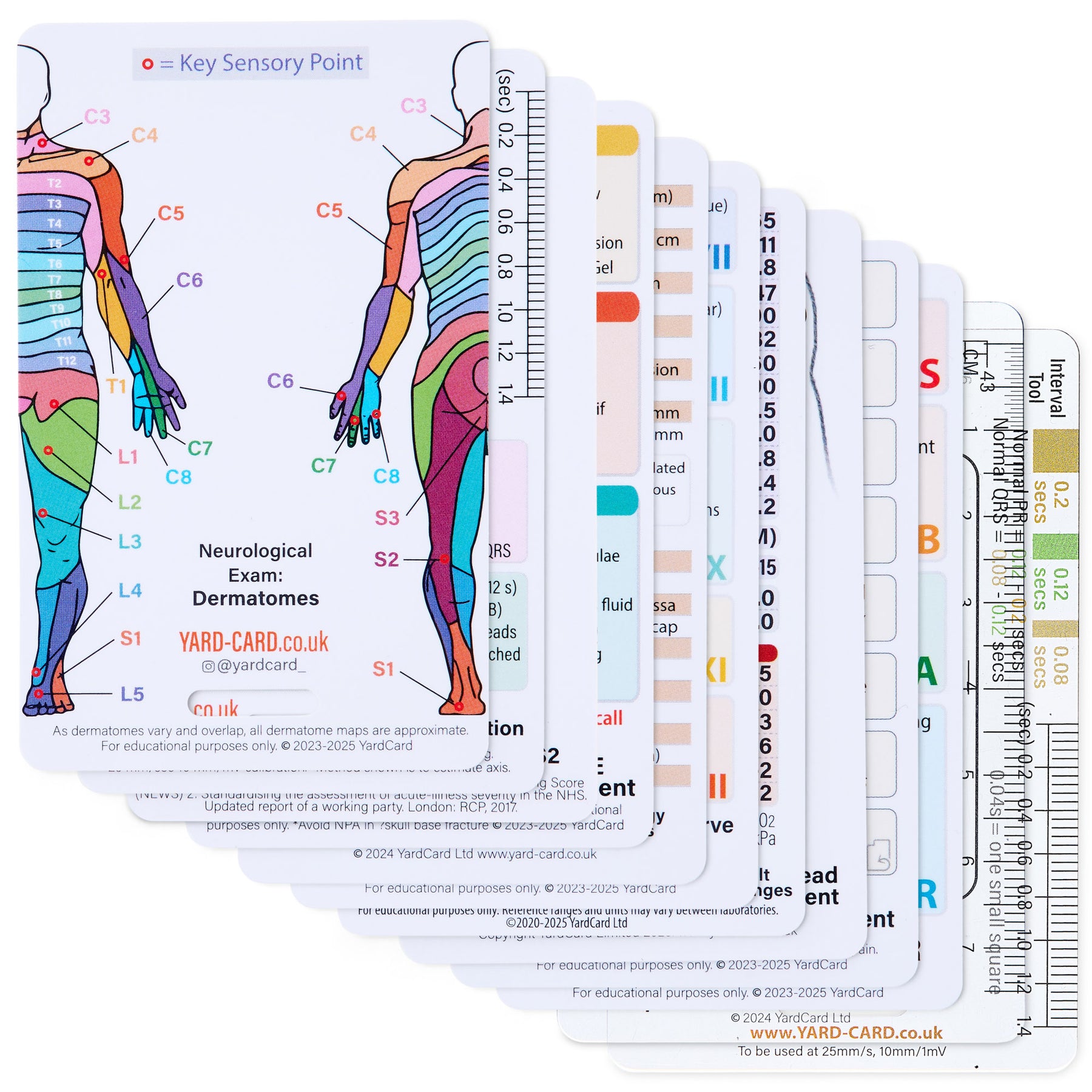 Dandruff Testing Card YardCard: Lanyard/Pocket Cards For Medical & Allied Health Students ...